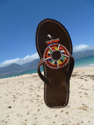 African beaded sandalsslippers  eBay