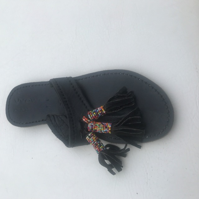 Giriama Black Sandal
