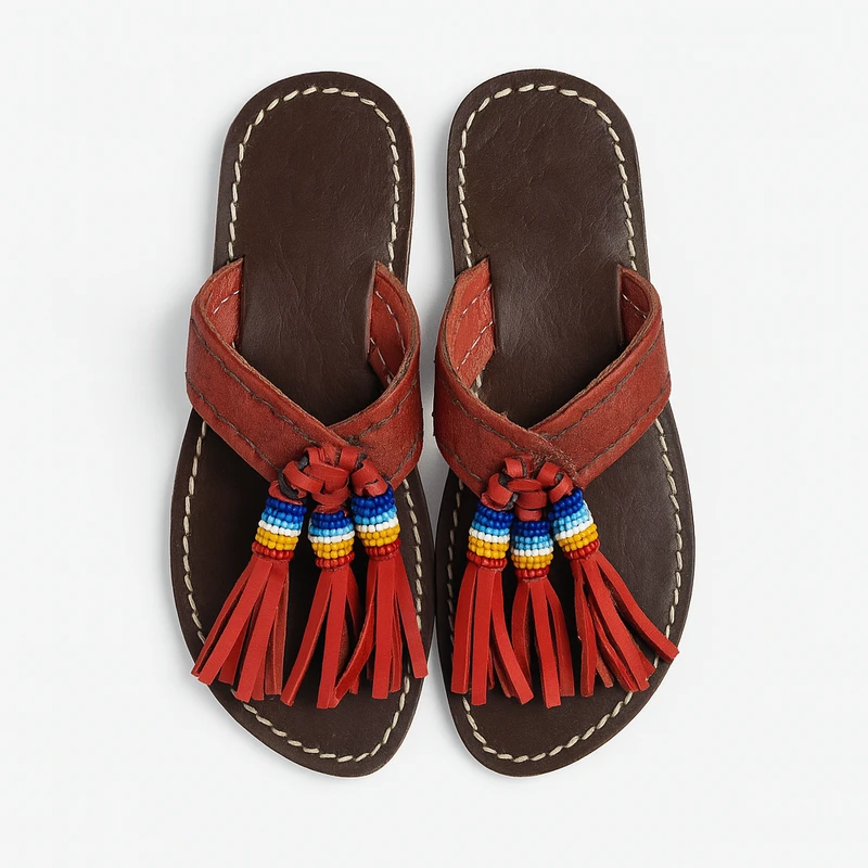 Giriama Red Sandal