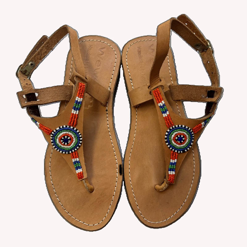 Kisii Orange Sandal