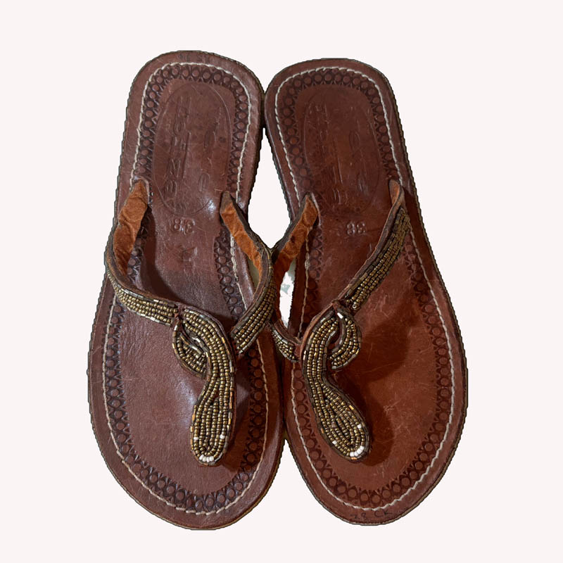 Nyoka Copper Sandal
