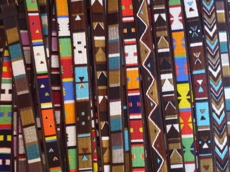 Beaded Leather Belts